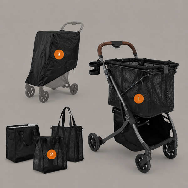 Strolee Shoppingpaket, Svart (spara 1 046 kr)