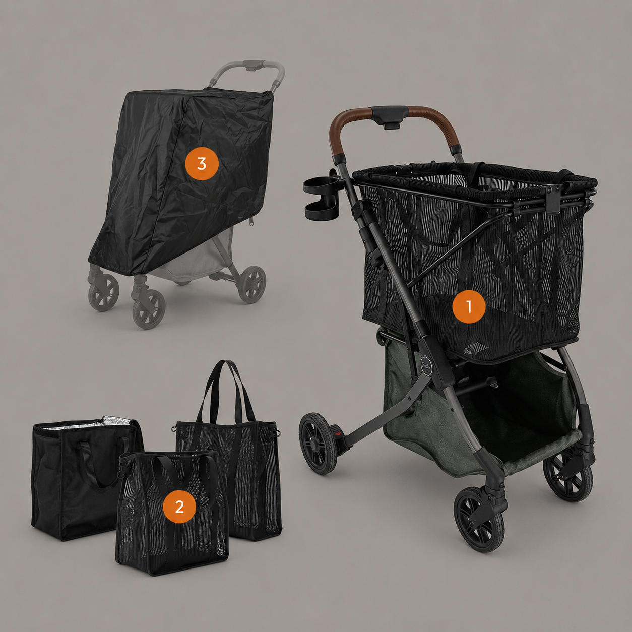 Strolee Shoppingpaket, Grön (spara 1 046 kr)