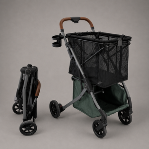 Strolee Shoppingvagn, Grön