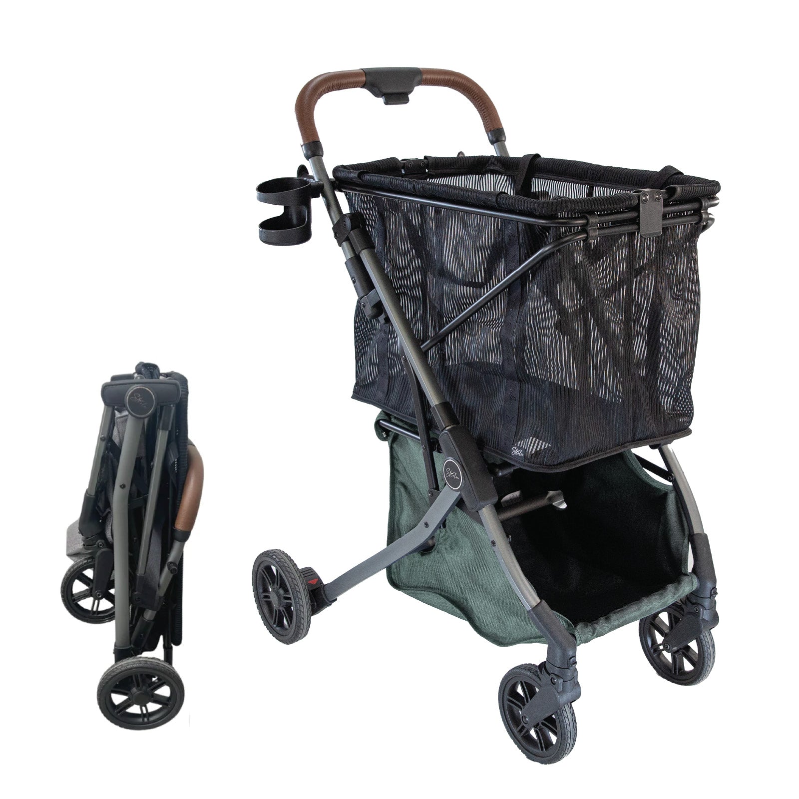 Strolee Shoppingvagn, Grön