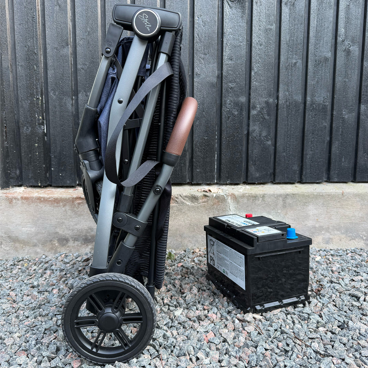 Strolee Shoppingvagn, Svart