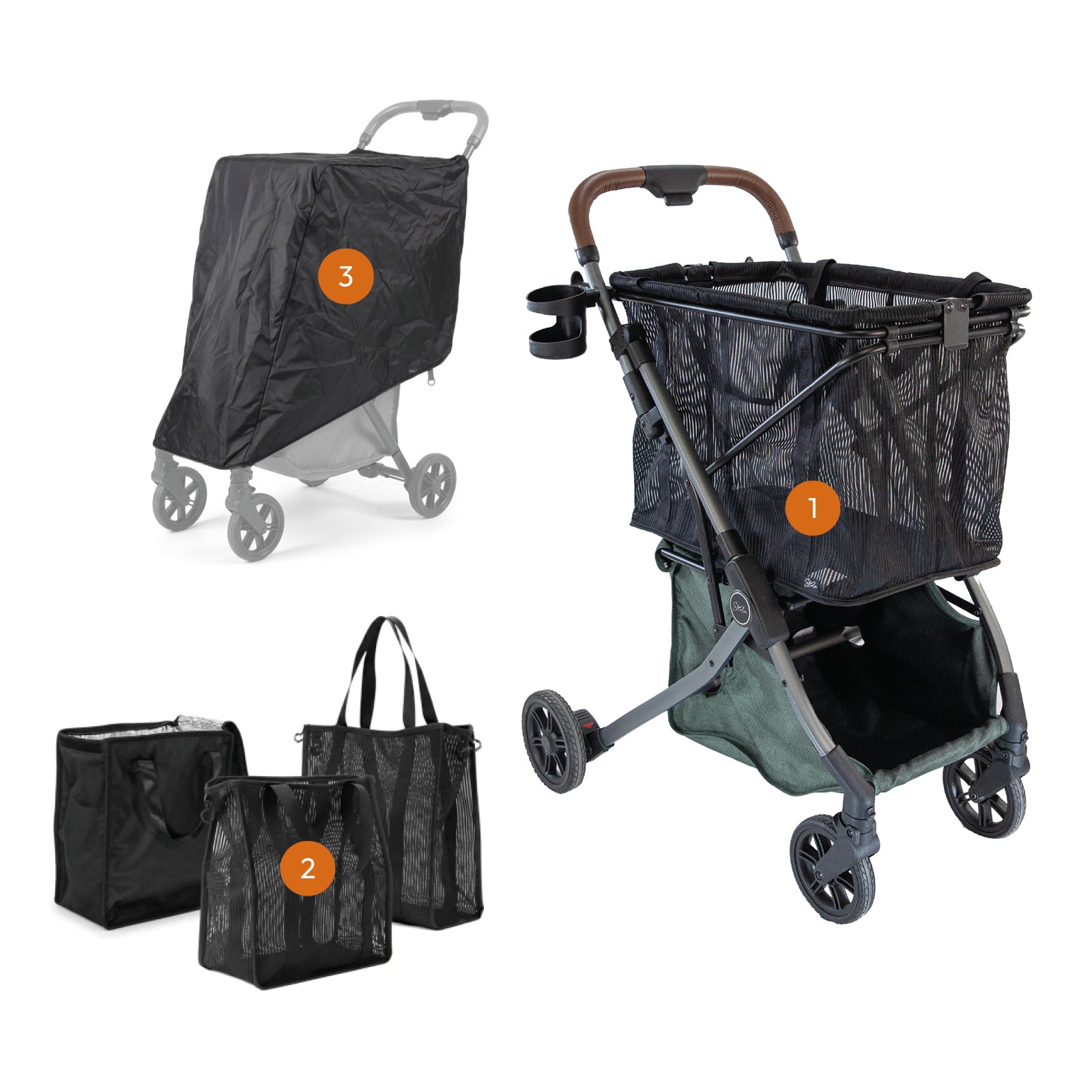 Strolee Shoppingpaket, Grön (spara 1 046 kr)