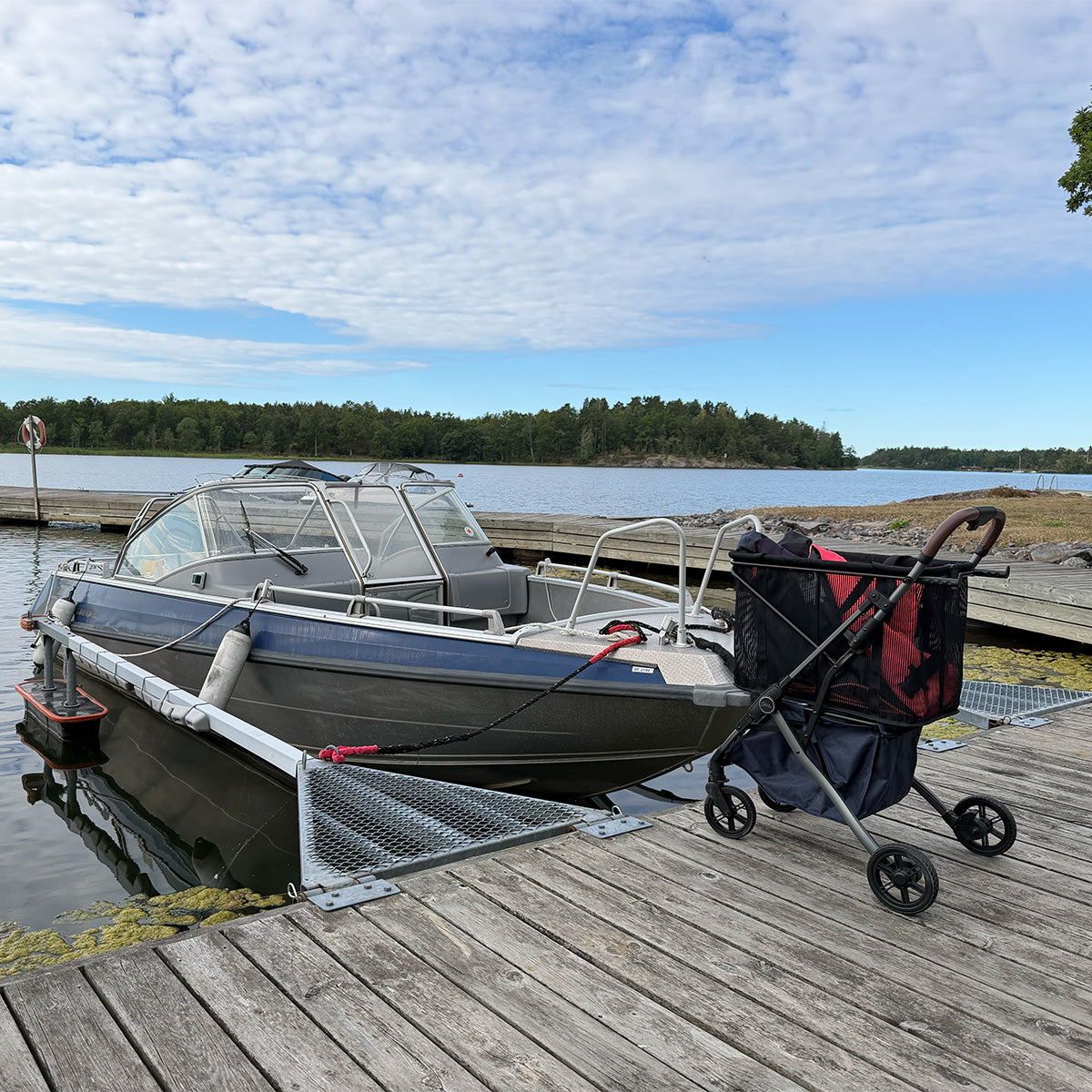 Strolee Shoppingvagn, Svart