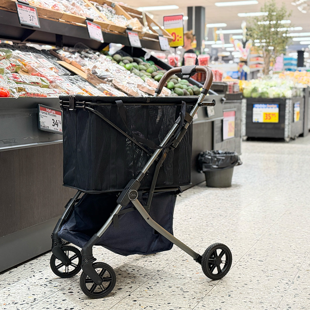 Strolee Shoppingvagn, Grå