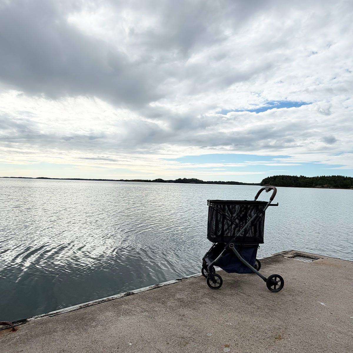 Strolee Shoppingvagn, Svart